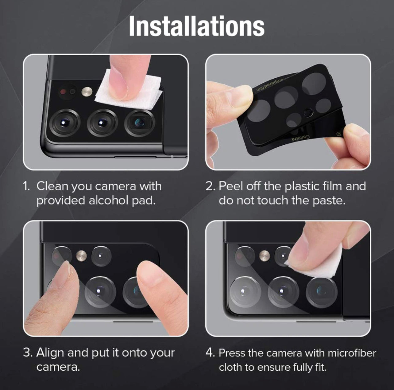 Yamizoo Branded Premium 9H Clear Camera Lens Protector - 1pc pour Apple iPhone 11 Series Yamizoo Branded Premium 9H Clear Camera Lens Protector - 1pc pour Apple iPhone 11 Series